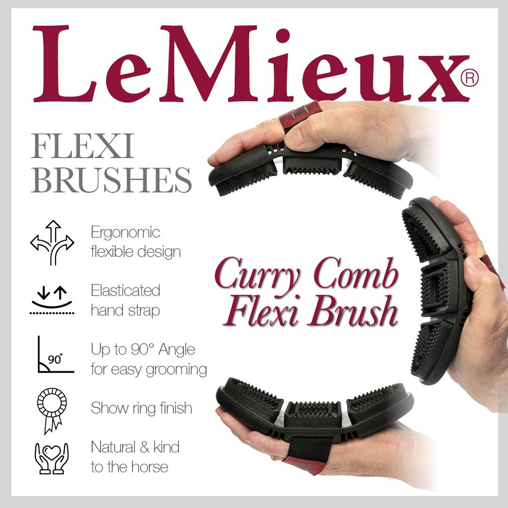 Bürste "Flexi Curry Comb Brush" von LeMieux