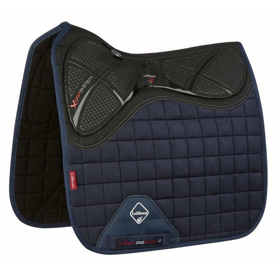 Dressurschabracke "X-Grip Silikon" in Navy von LeMieux