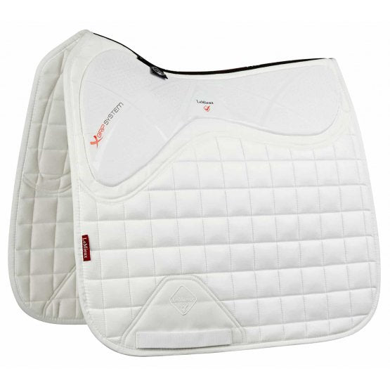 Dressurschabracke "X-Grip Silikon" in White von LeMieux