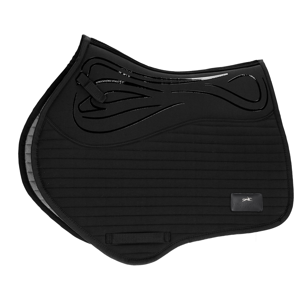 Springschabracke "Air Sporty Pad" in Cool Black von Schockemöhle Sports