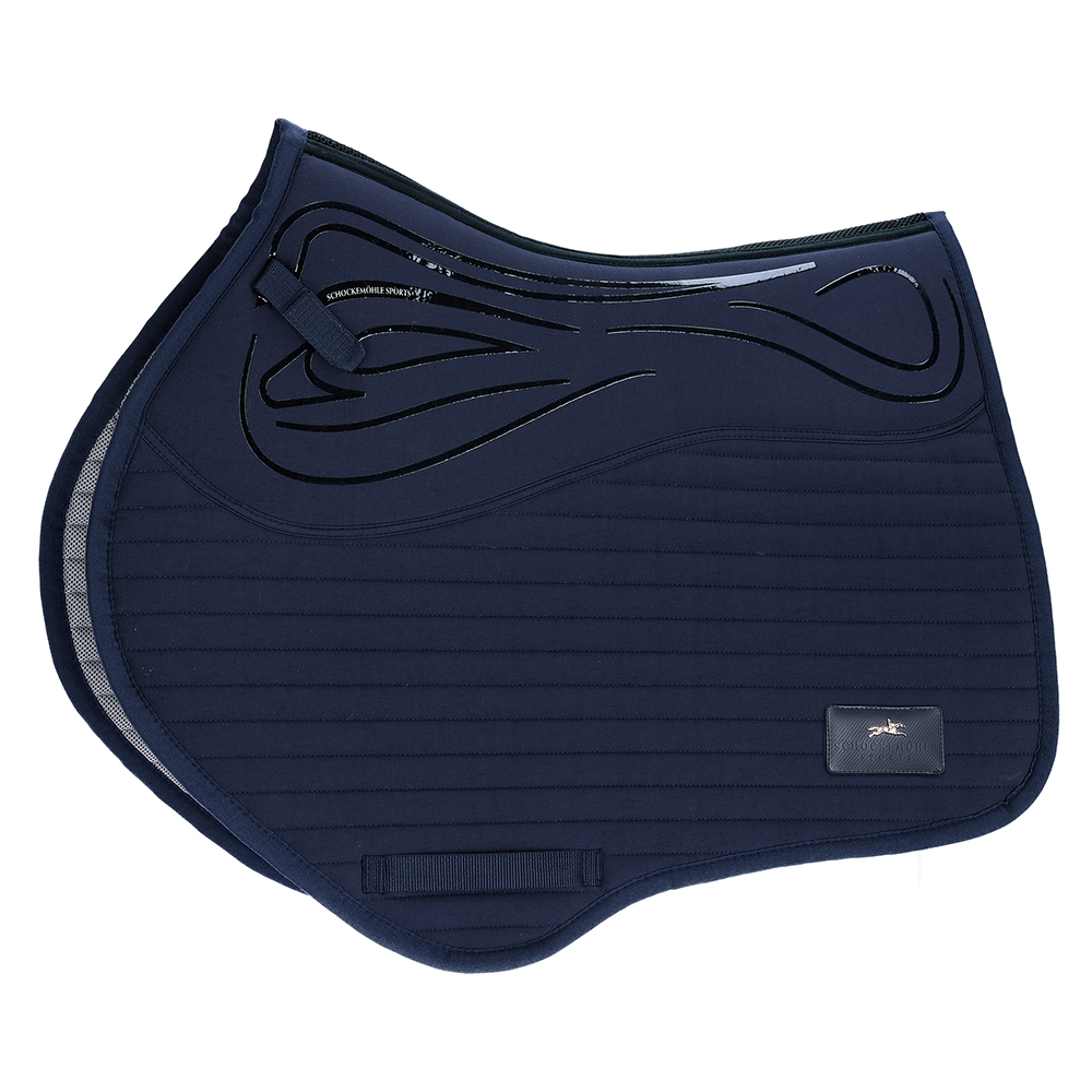 Springschabracke "Air Sporty Pad" in Dark Blue von Schockemöhle Sports