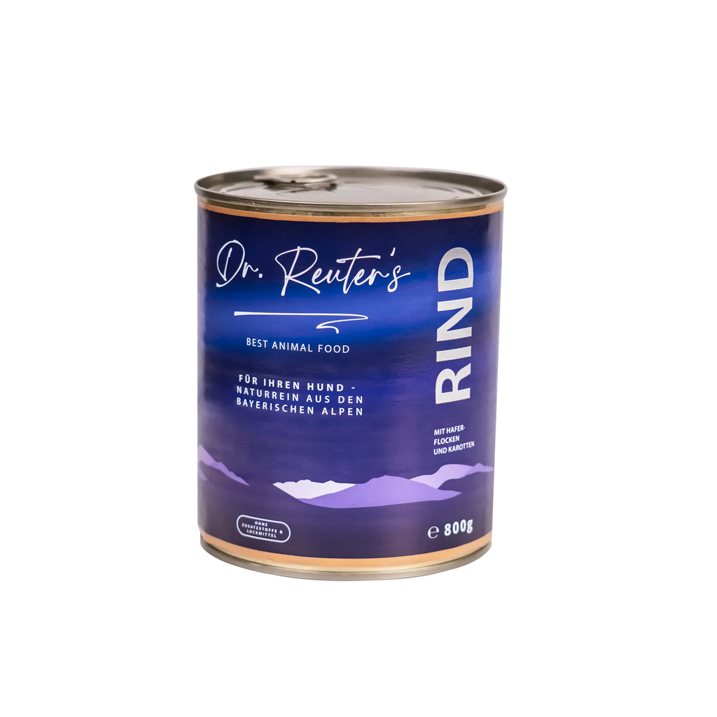 Hundefutter "Rind" von Dr. Reuters