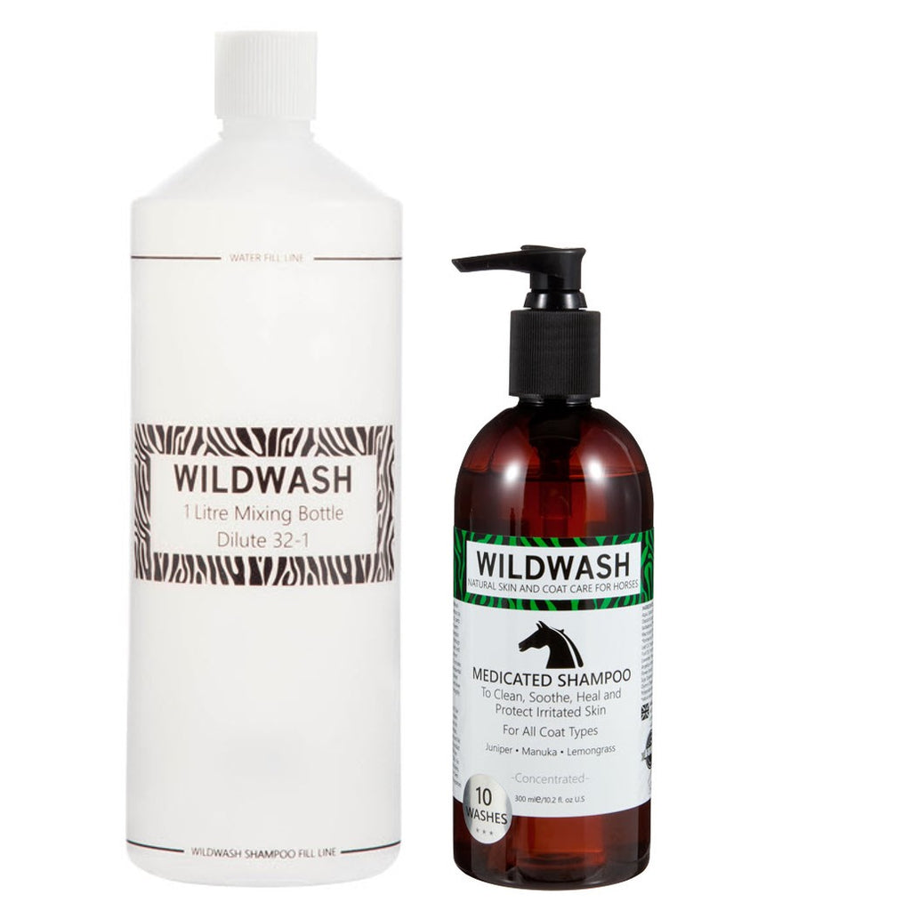 Pferdeshampoo "Medicated" von Wildwash - helle-kleven.shop