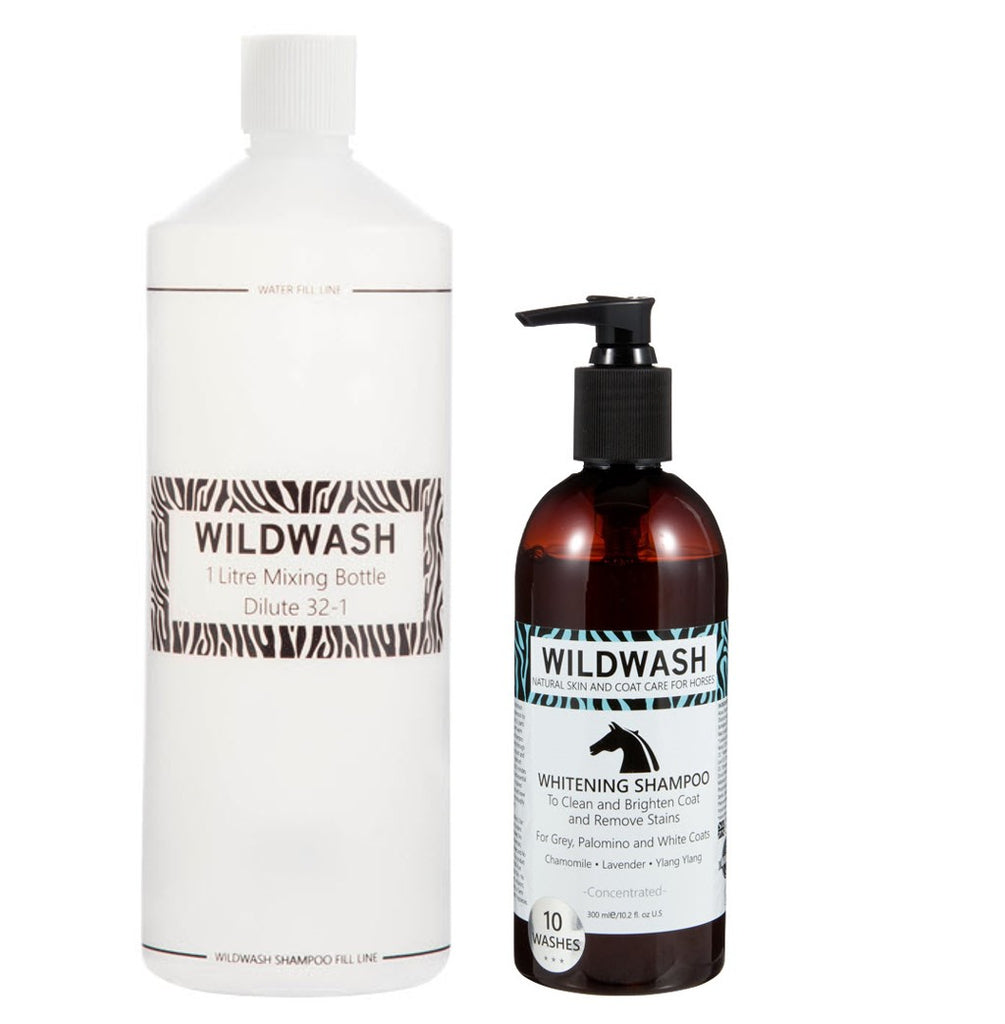 Pferdeshampoo "Whitening" von Wildwash - helle-kleven.shop