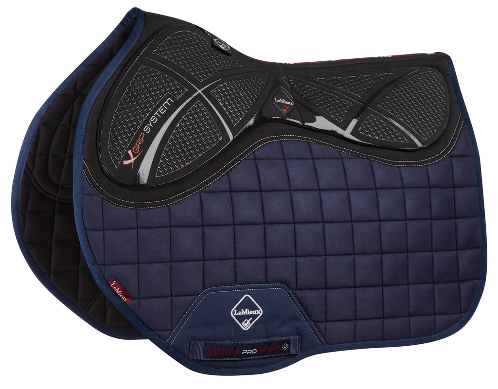 Springschabracke "X-Grip Silikon" in Navy von LeMieux